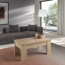 Mesa de centro elevable y extensible convertible en comedor4